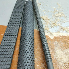 3pcs Woodworking File Set Round Head Flat Head Half Round Head Comfortable Grip