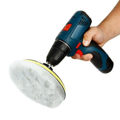 5pcs Industrial Polishing Kit Car Waxing Sponge Disc Wool Wheels