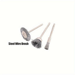 9pcs Steel Wire Wheel Brushes Rotary Tools Grinders Engraving Machines