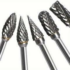 1pc Tungsten Carbide M-Shaped Deburring File Bits for Rotary Tools