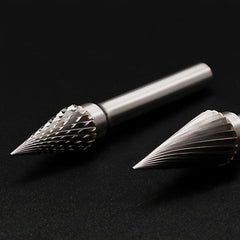 1pc Tungsten Carbide M-Shaped Deburring File Bits for Rotary Tools