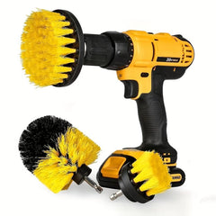 3pcs Drill Brush Set for Deep Cleaning Power Scrubber Grout Floor Tub Shower Til