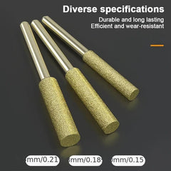 3pcs Diamond Coated Chainsaw Sharpener Set