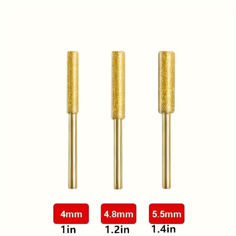 3pcs Diamond Coated Chainsaw Sharpener Set