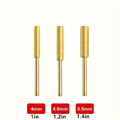 3pcs Diamond Coated Chainsaw Sharpener Set