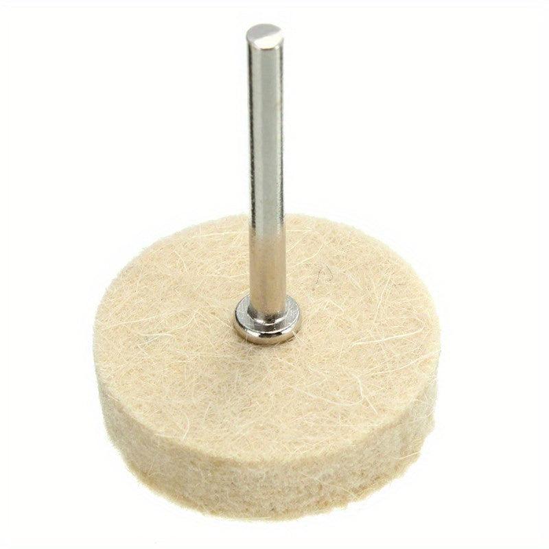 33pcs Wool Felt Buffing Wheel Pad Set for Rotary Tool Hand Drill