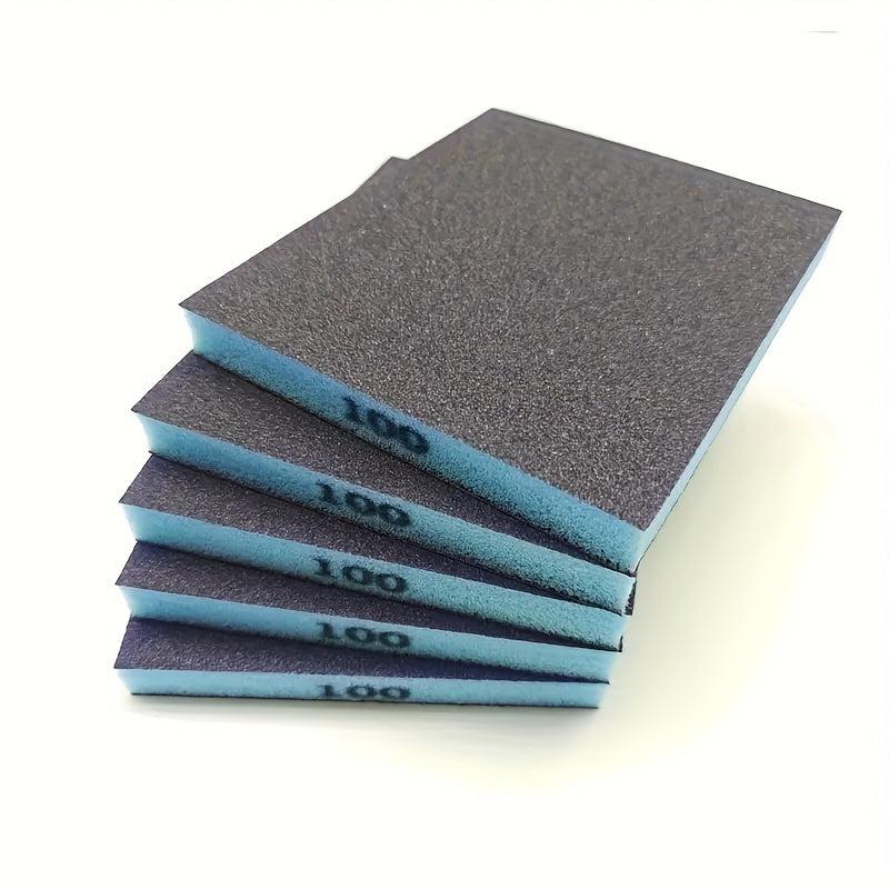 6pcs Dual-use Sanding Sponges Coarse Fine Sanding Blocks 60-240 Grits