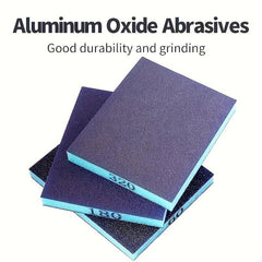 6pcs Dual-use Sanding Sponges Coarse Fine Sanding Blocks 60-240 Grits