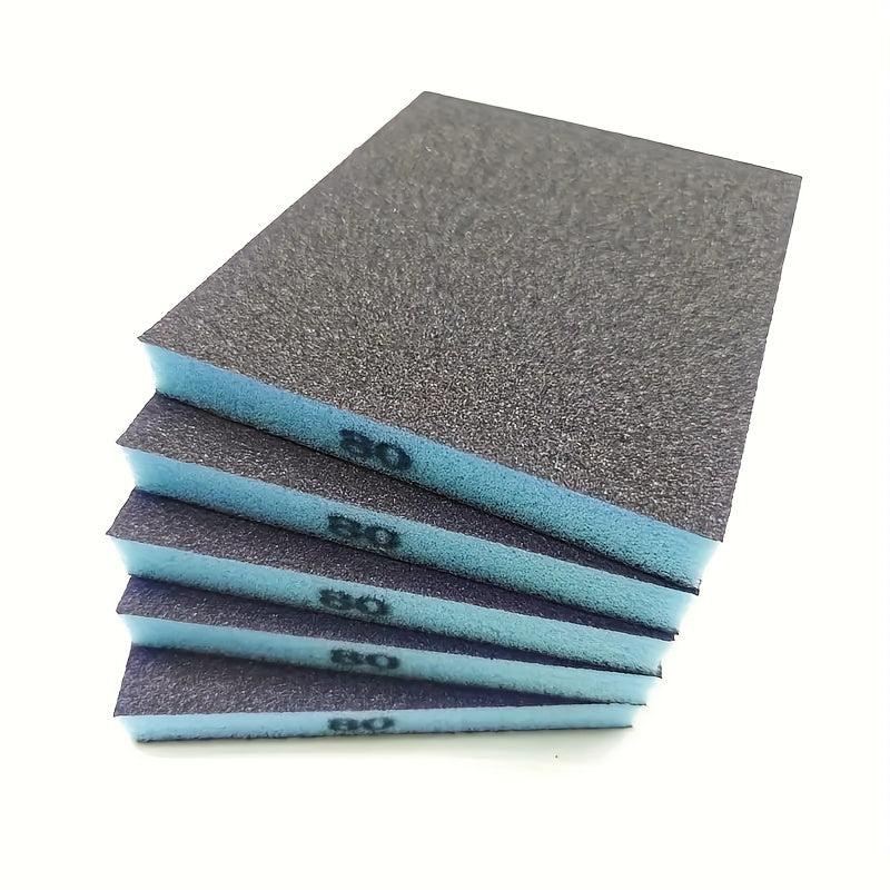 6pcs Dual-use Sanding Sponges Coarse Fine Sanding Blocks 60-240 Grits
