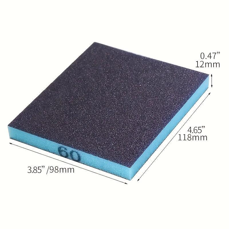 6pcs Dual-use Sanding Sponges Coarse Fine Sanding Blocks 60-240 Grits