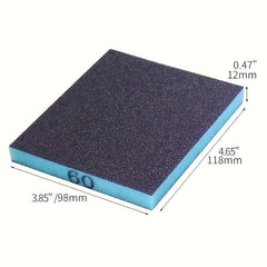 6pcs Dual-use Sanding Sponges Coarse Fine Sanding Blocks 60-240 Grits
