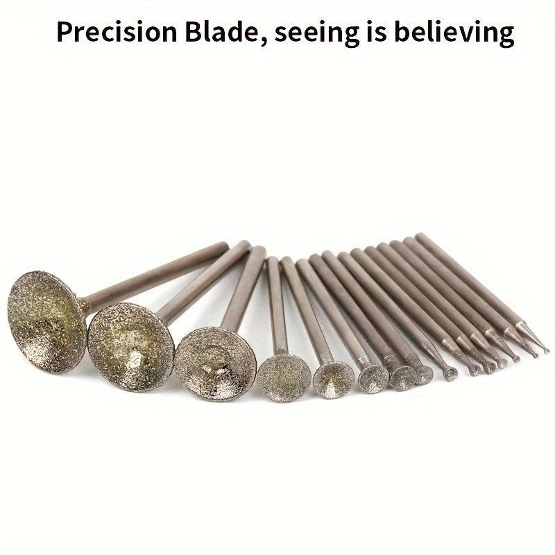 12pcs Diamond Grinding Head Jade Carving Tool Set