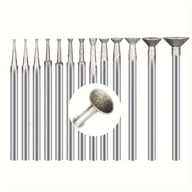12pcs Diamond Grinding Head Jade Carving Tool Set