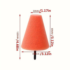 Car Hub Polishing Sponge Grinding Head for Hard to Reach Areas