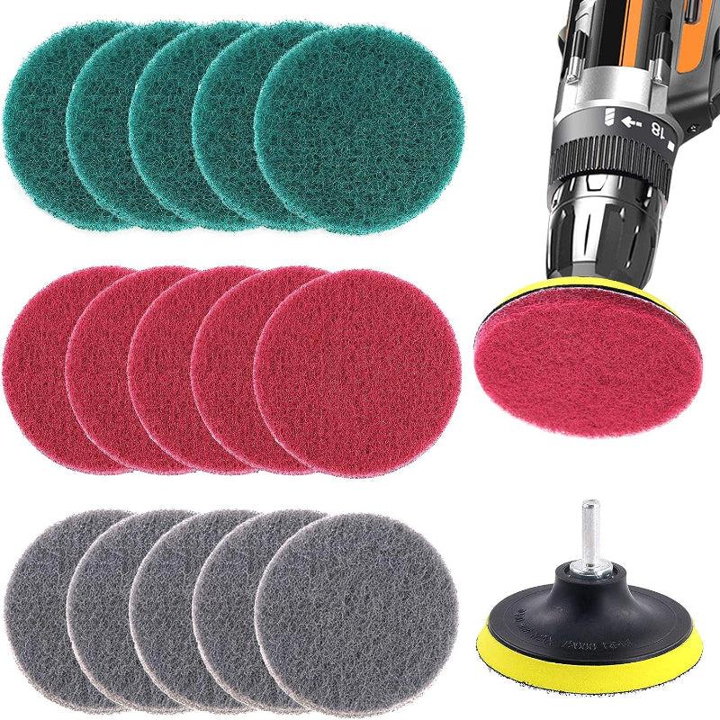 17pcs Drill Power Brush Set Tile Scrubber Cleaning Kit