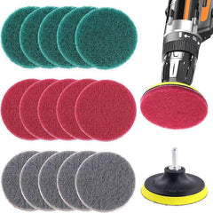17pcs Drill Power Brush Set Tile Scrubber Cleaning Kit
