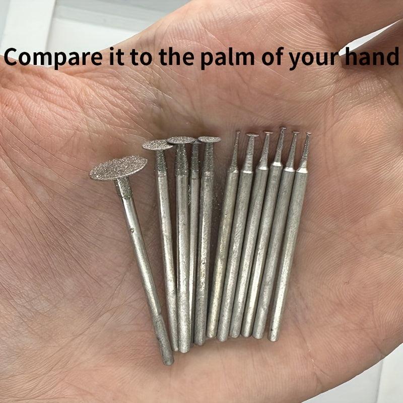12pcs Set Diamond Grinding Head Jade Carving Tool