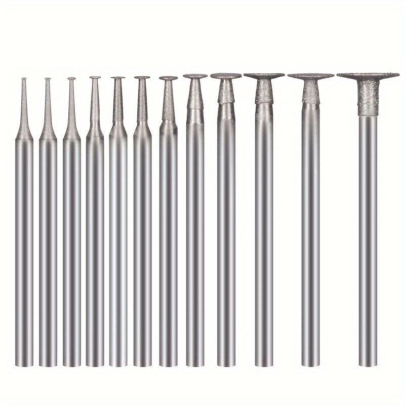 12pcs Set Diamond Grinding Head Jade Carving Tool