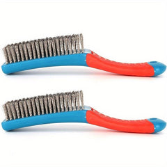 Steel Wire Brush W/ Handle for Rust Removal Cleaning Tool