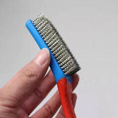 Steel Wire Brush W/ Handle for Rust Removal Cleaning Tool