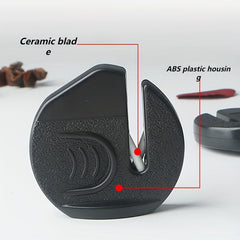 3pcs Portable Sharpener Tool Outdoor Ceramic Sharpener Easy To Clean