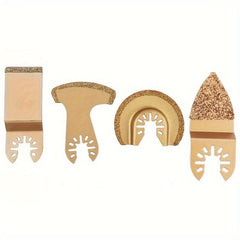 4pcs Carbide Oscillating Saw Blades Rough Sanding Fillers Tile Ceramics