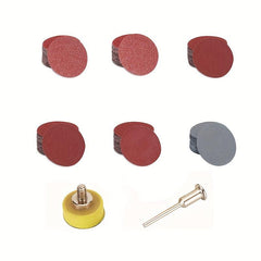122pcs 2 80 3000 Grits Sanding Sheets Self Adhesive Round for Plastic Wood Glass