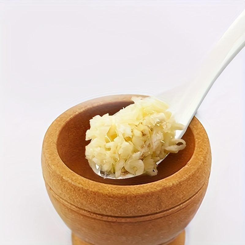 Manual Garlic Crusher & Pepper Grinder Set for Chefs
