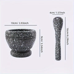 Manual Garlic Crusher & Pepper Grinder Set for Chefs