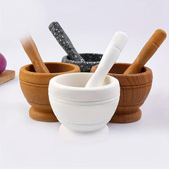 Manual Garlic Crusher & Pepper Grinder Set for Chefs