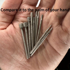 10pcs Jade Carving Round Tools Diamond Grinding Heads & Jadeite Needles
