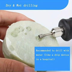 10pcs Jade Carving Round Tools Diamond Grinding Heads & Jadeite Needles
