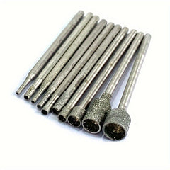 10pcs Jade Carving Round Tools Diamond Grinding Heads & Jadeite Needles