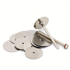 7pcs Stainless Steel Metal Cutting Discs Set with Spindles for Rotary Tools