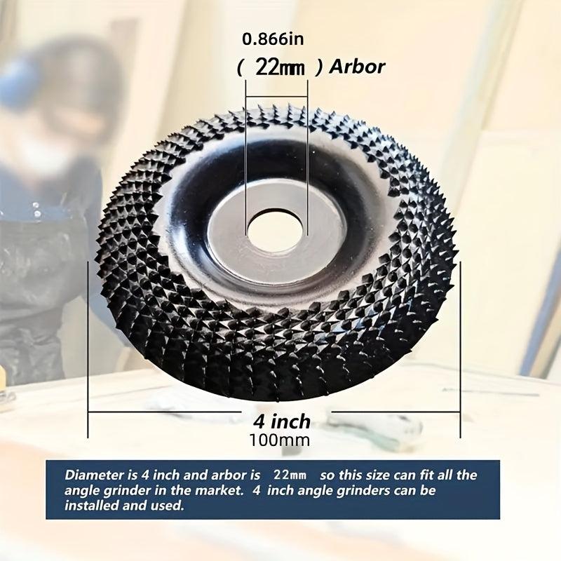 Wood Grinder Wheel Disc Wood Shaping Wheel Carving Abrasive Disc