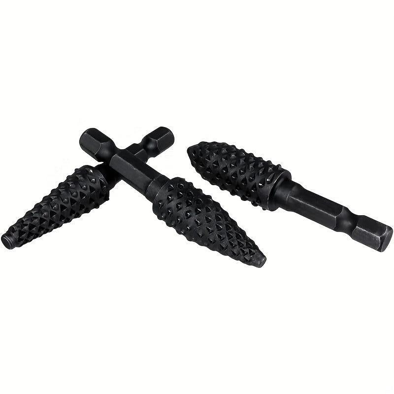 10pcs Rotary Burrs Rasp Metalworking Rotary Files Burr Bit Set Woodworking Tool