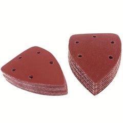 50pcs Triangular Sanding Paper 120/240 Grit Assortment 16.51x1