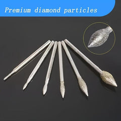 11pcs Drill Grinding Head Polishing J Needle Bits Burrs Engraving Carving Tools