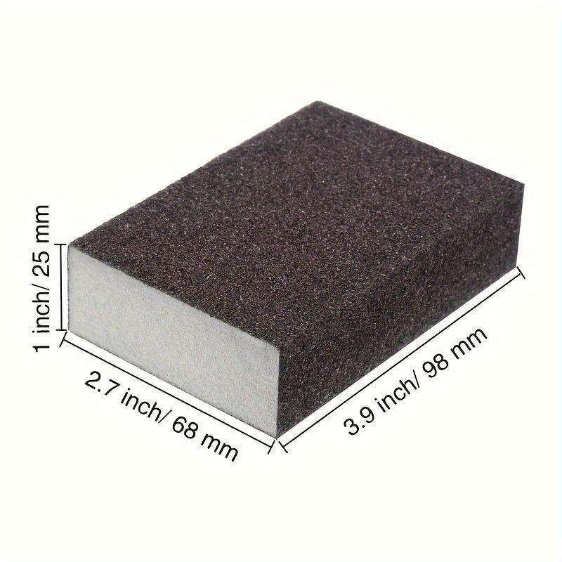 3pcs Sandpaper Sponge Set for Dry Wall Wood Metal Cleaning