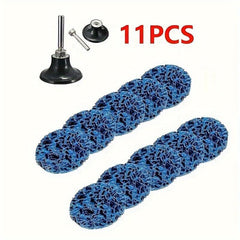 11pcs Set 2 Quick Change Strip Discs Grinder Attachments