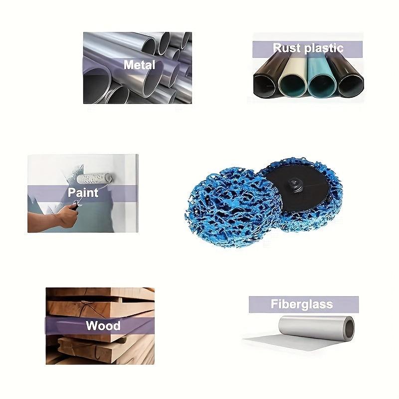 11pcs Set 2 Quick Change Strip Discs Grinder Attachments