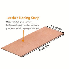 Leather Strop Kit For Sharpening Knives