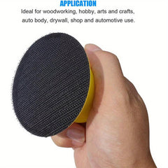 2pcs Round Sanding Blocks Pads 7.62 cm Hook and Loop Discs