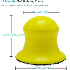 2pcs Round Sanding Blocks Pads 7.62 cm Hook and Loop Discs