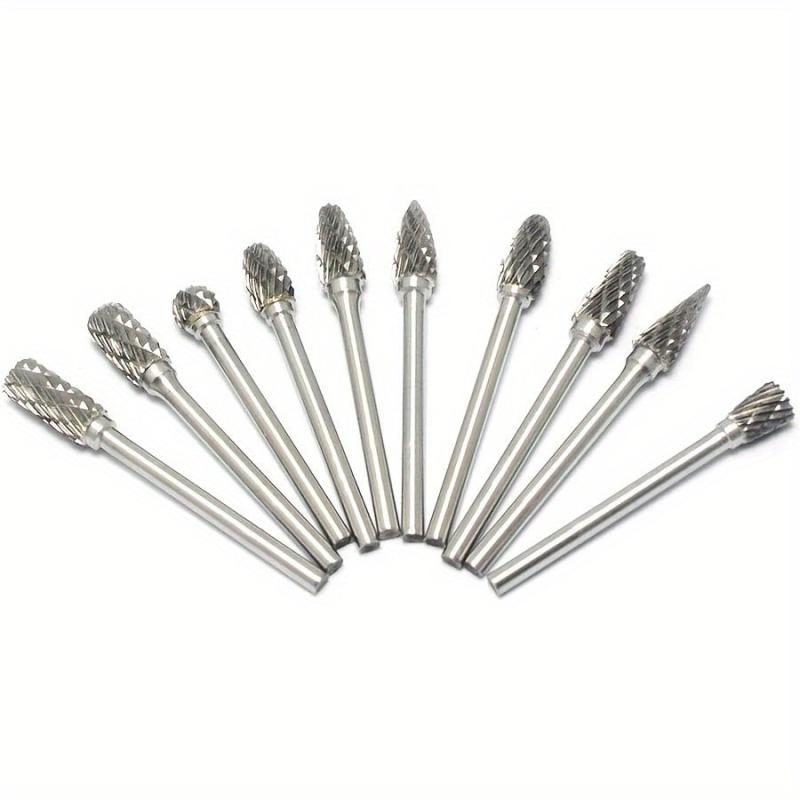 10pcs Tungsten Carbide Grinding Bits Set for Rotary Tools