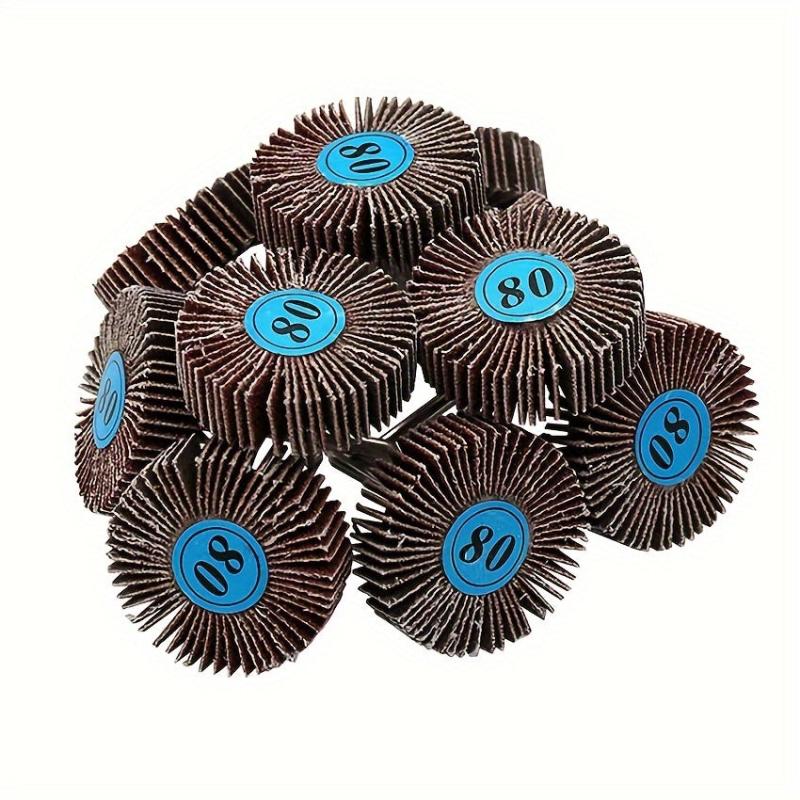 5pcs Handle Polishing Grinding Head Wheel Metal Wood Plastic Tool