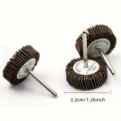 5pcs Handle Polishing Grinding Head Wheel Metal Wood Plastic Tool
