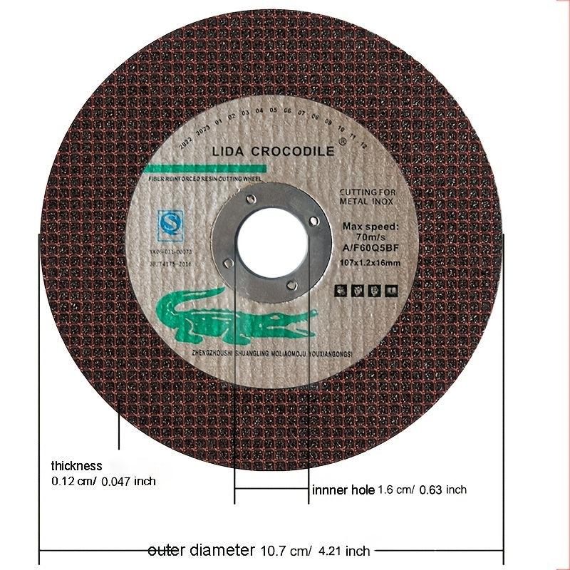 25pcs 107mm Cutting Disc Wheels for Stainless Steel and Metal Cut