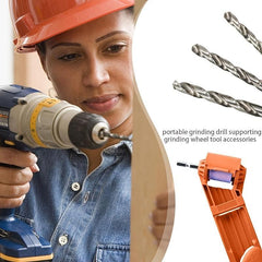 Portable Drill Bit Sharpener Corundum Grinding Wheel 2 12 5mm