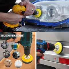 123pcs 3in Sanding Disc Kit 1/4in Shank Hook & Loop Sandpaper 60-10000 Grit